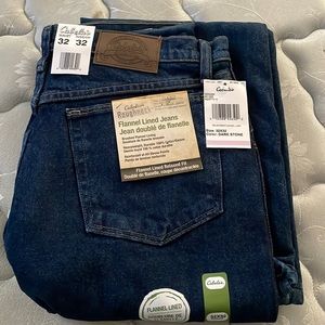 Brand new flannel lined jeans men 32x32